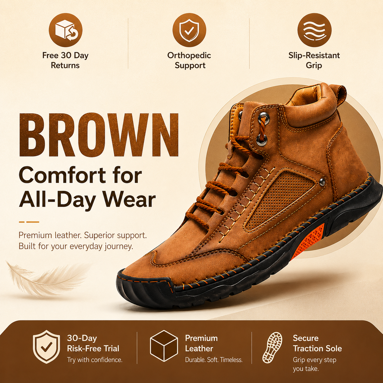 Men's Premium Leather Boots