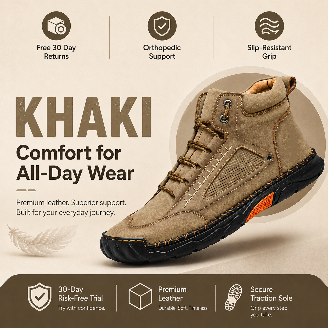 Men's Premium Leather Boots
