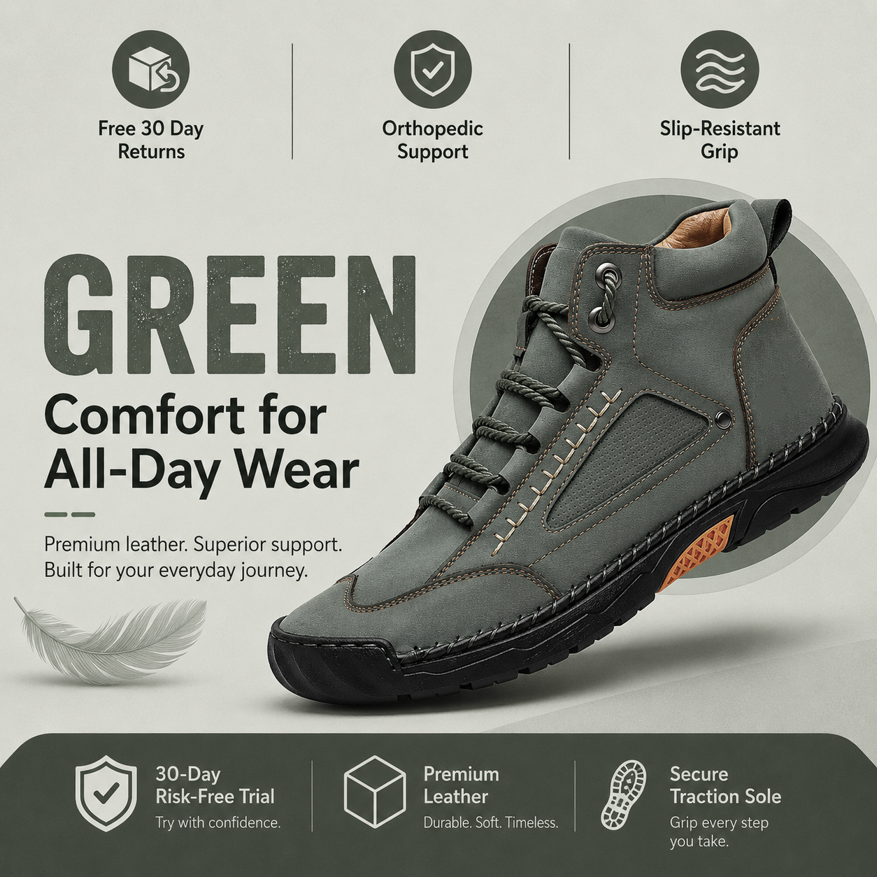 Men's Premium Leather Boots