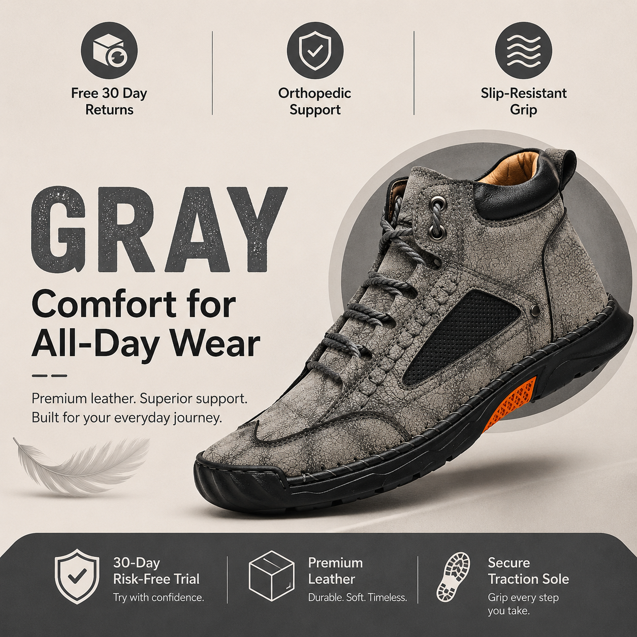 Men's Premium Leather Boots